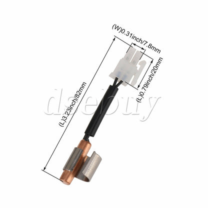 ya 26 2 Pieces Plastic Metal Reigerator Thermistor W10383615 Replacement for Ikea