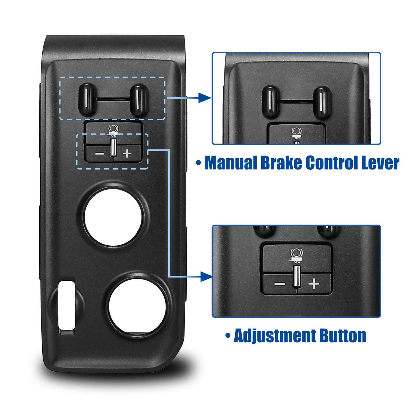 ya 1 8.5.4 For Silverado for Sierra Trailer Brake Control Switch Black Panel 84109447