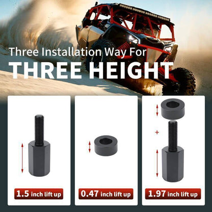 ya 5 8.7 New 4PCS for SEAT Riser Raise 2 inch Lift Kit For Can-Am Maverick X3 All Years UTV
