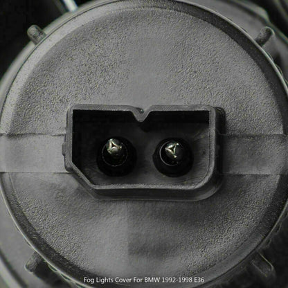 ya 1 8.12 baidi Pair Replacement Fog Lights Lamp Lens Yellow Fit 92~98 E36 3 318 325