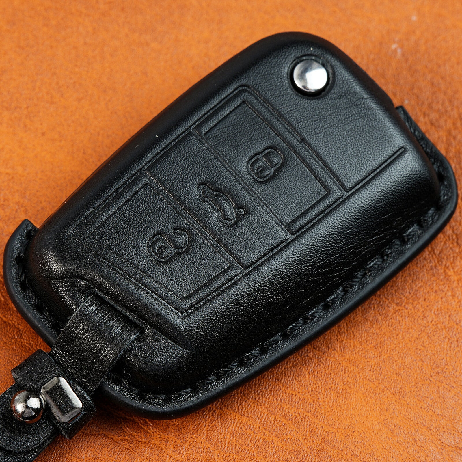 ya 5 8.7 Leather Key Case Cover Remote 3 Button for VW for Skoda Fabia Octavia for Tiguan