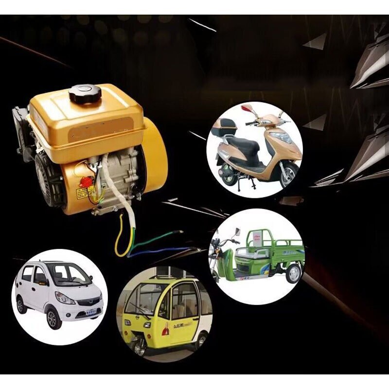 ya 26 3000W 48V-72V Electric Tricycle Car Gasoline Charging Generator Range Extender
