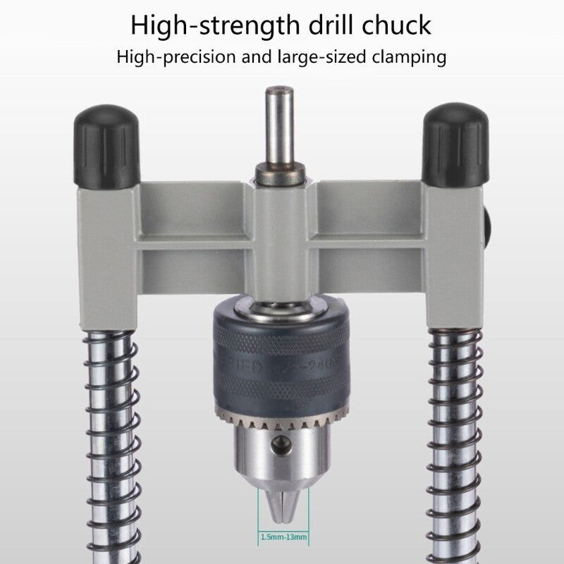 ya 17 Durable Metal Drill Jig With Alignment Disk And Grooves Base For Round Materials