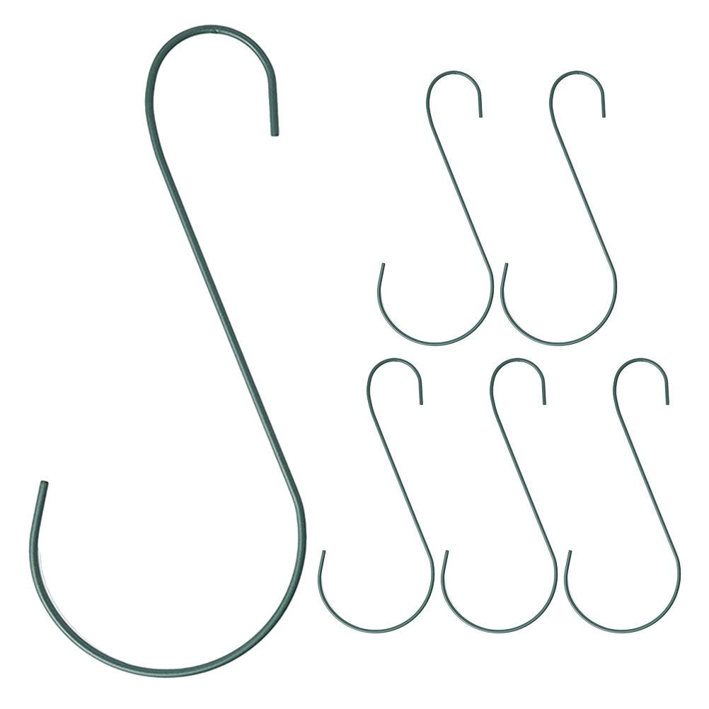 ya 14 6 Pcs Flower Pot Hanger Outdoor Multi Purpose Shaped Hooks Planter Metal Garden