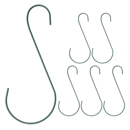 ya 14 6 Pcs Flower Pot Hanger Outdoor Multi Purpose Shaped Hooks Planter Metal Garden