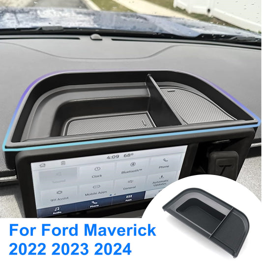 ya 8 5.26 Non slip For 2022-2024 for Ford Maverick Console Dashboard Storage Organizer Tray