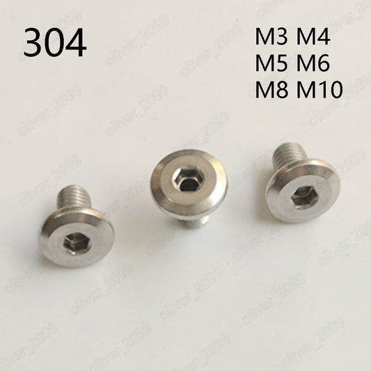 M4 M5 M6 M8 M10 Stainless Steel Furniture Connector Hex Flat Hollow Screw Bolt