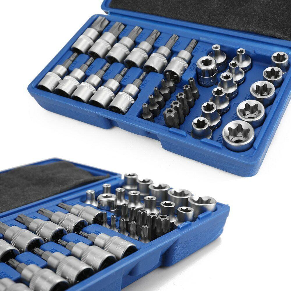 ya 26 Sleeve Tool Kits for Car Motor Repairing Socket Set Wrench Female Torx 