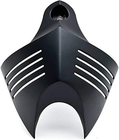 ya 5 8.7 Black motorcycle V-Shield grill horn cover set suitable for Harley Big Twins 1992-2013