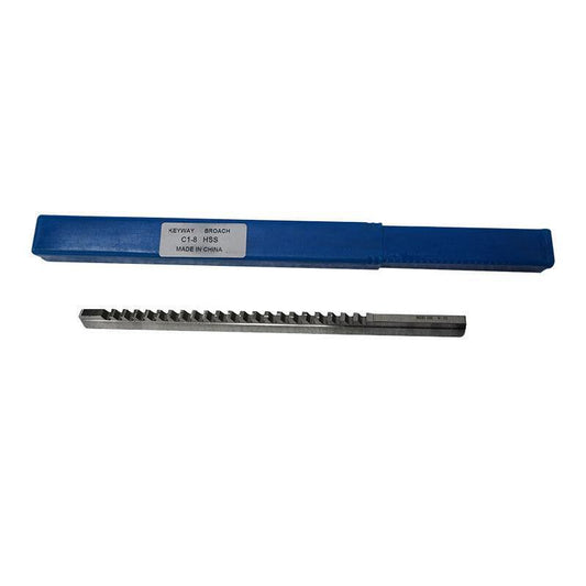8mm C Push-Type Keyway Broach HSS Metric Size CNC Machine Tool New