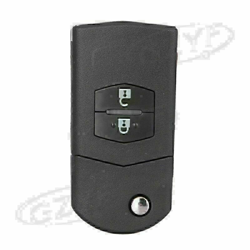 ya 5 6.16 2 Button Remote Key Case Flip Key Shell Fit 2004-2013 05 06 07 for Mazda 3 for Mazda 5 6