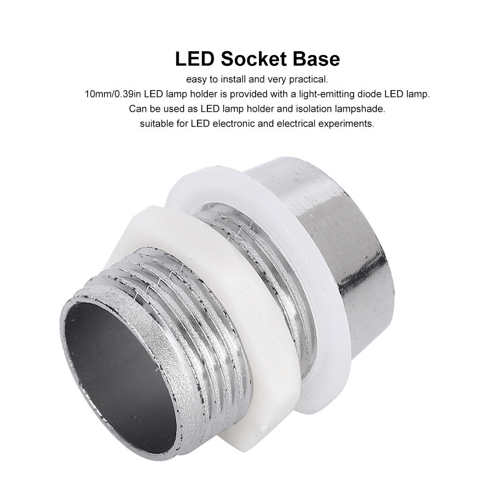 ya 14 50Pcs LED Mount Holder Base Accessory Tools For 10mm Light Emitting Diode