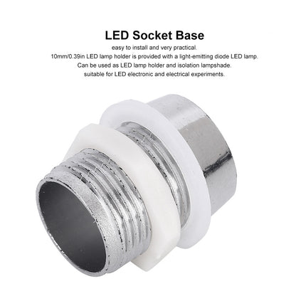 ya 14 50Pcs LED Mount Holder Base Accessory Tools For 10mm Light Emitting Diode