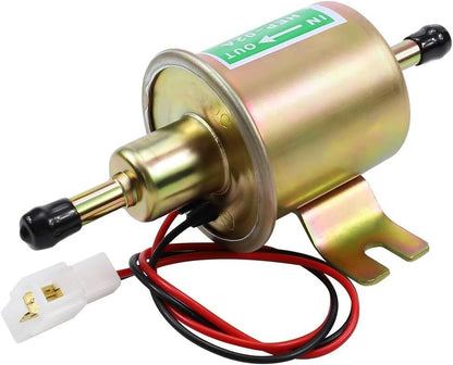 ya 5 8.7 12V Fuel Pump HEP-02A 2.5-4 PSI Metal Solid Diesel Engine Motorcycle Carburetor