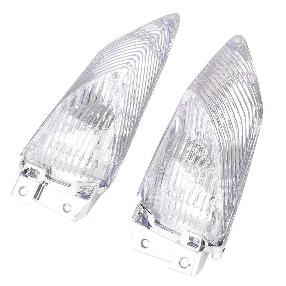 ya 1 7.2 Clear Rear Turn Signals Blinker Lens Cover 2pcs for Suzuki GSXR 1000 2009-2010