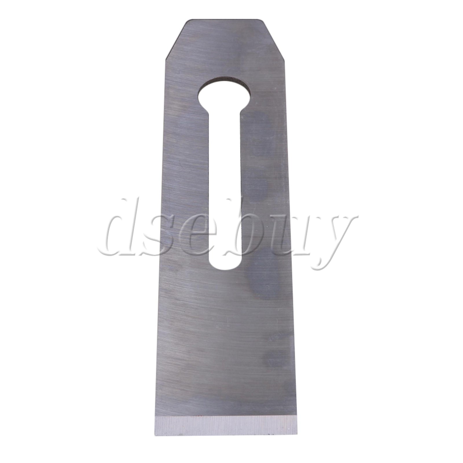 ya 25 2PCS Silver 44mm High Carbon Steel Hand Planer Blade Silver Color