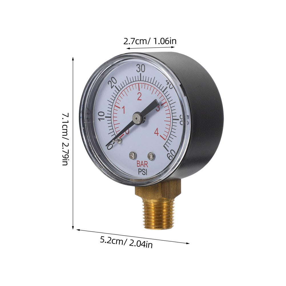 ya 14 Pressure Gauge Pool Pump Fittings Water for Home Professio l Test