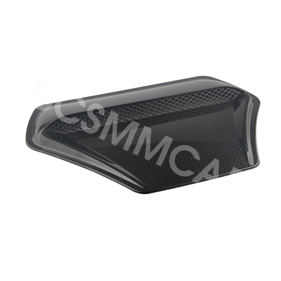 ya 1 6.30 Car TR Style Racing Car Hood Scoop Vent Outlet Cover Carbon Fiber Look