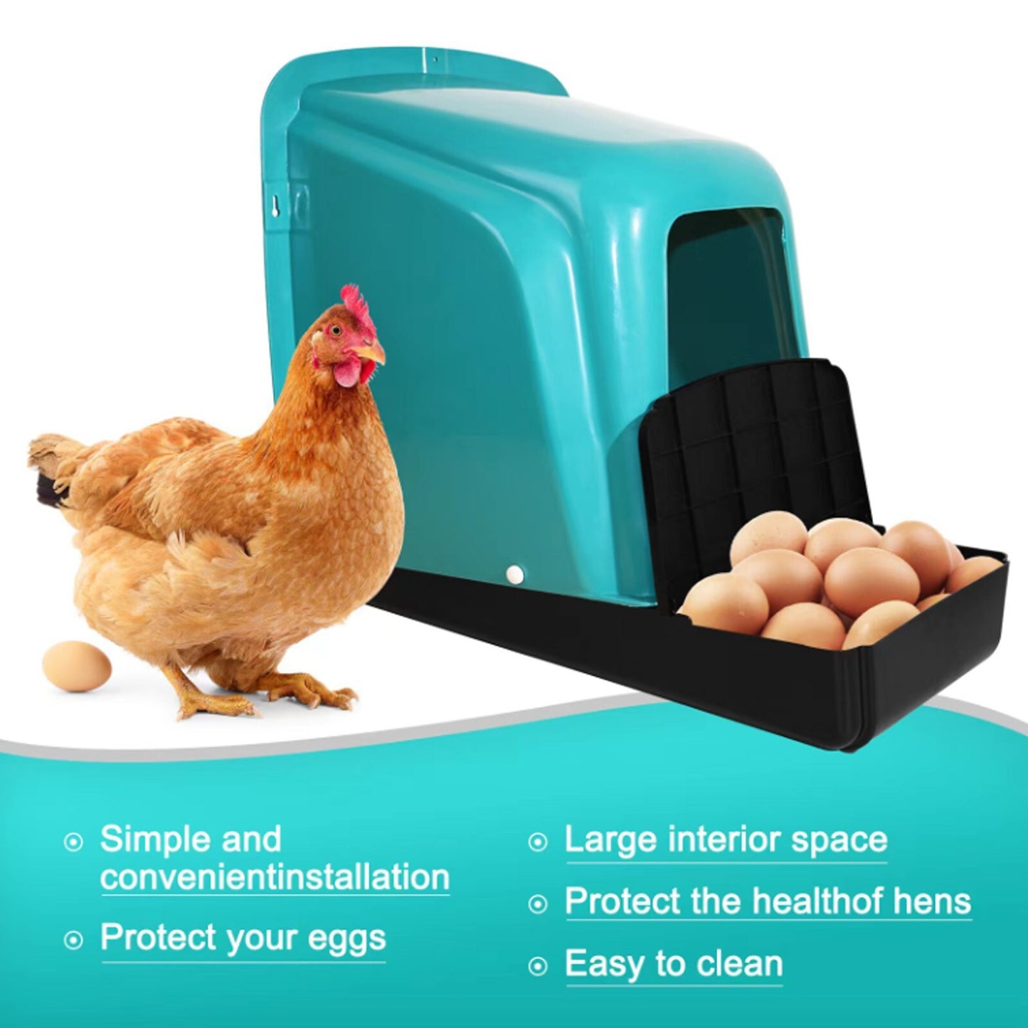 Nesting Boxes, Chicken Nesting Box, Chicken Nesting Box for Laying Eggs, He.