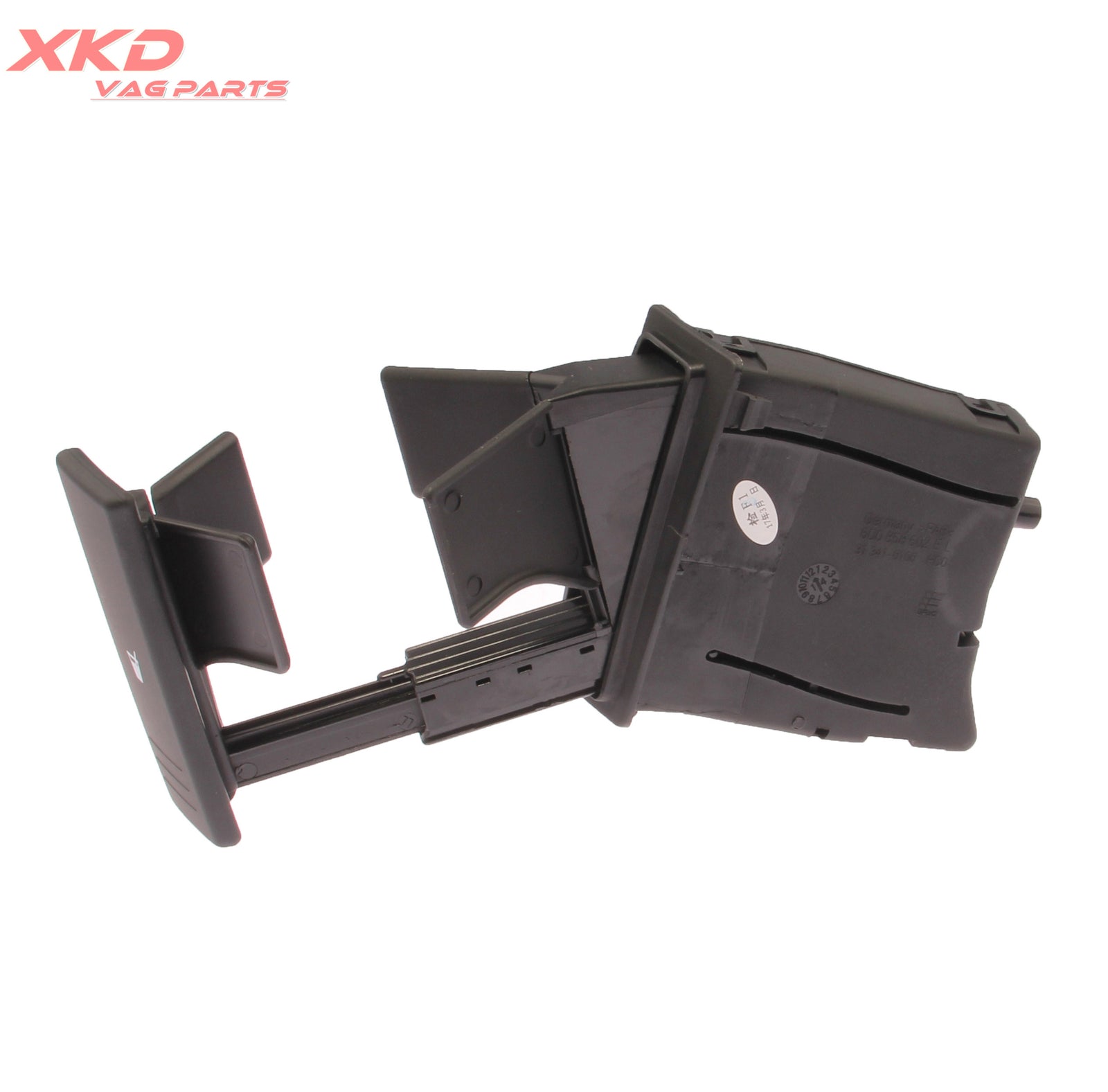 ya 4 6.21 Black Front Console Drinks Cup Holder Fit for VW Polo 9N 6Q0858602G
