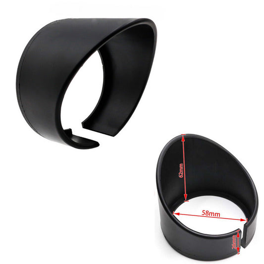 ya 2 6.26 Black Visor for 60mm Oil Water Boost Gauge - Shade Cover Peak