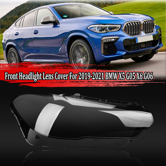ya 13 5.27.2 For 2019-2021 for BMW for X5 X6 G05 G06 Front Right Headlight Lens Cover Shell Clear