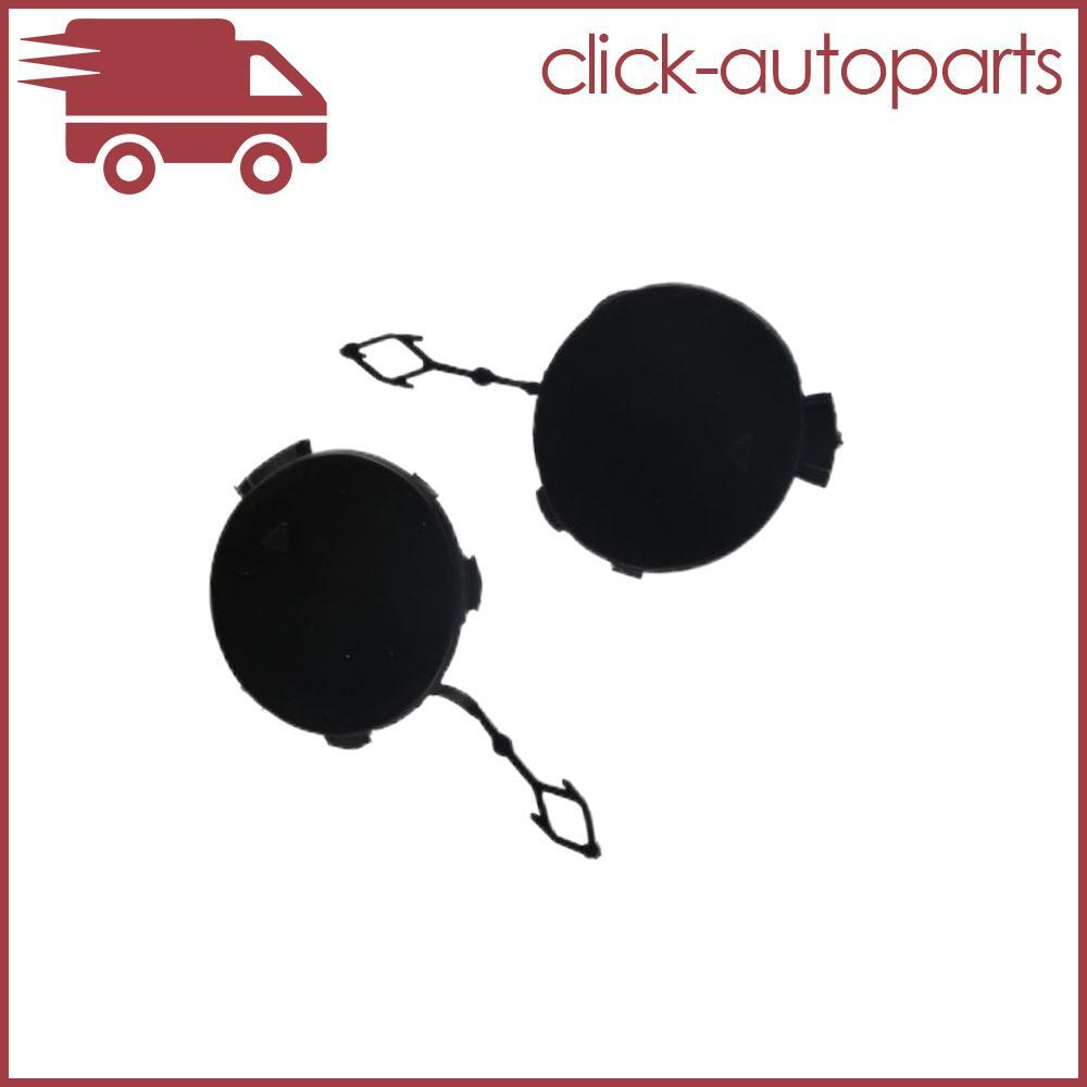 ya 27 6.18 Left and Right Unpainted Front Bumper Tow Eye Hook Cover Fits for BMW X6 E71 2008-11