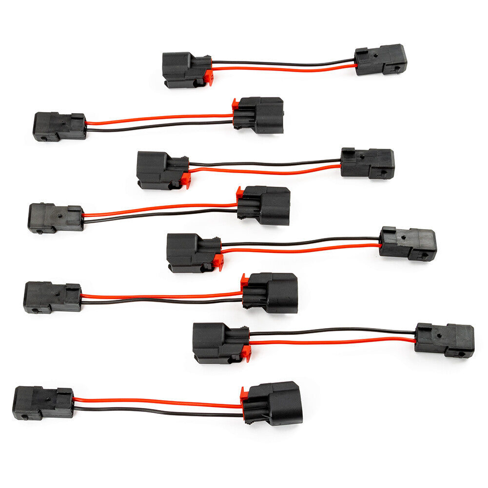 ya 1 8.5.3 8Pcs LS1 LS6 LT1 EV1 Engine wire Harness to LS2 LS3 LS7 EV6 Injector Adapters