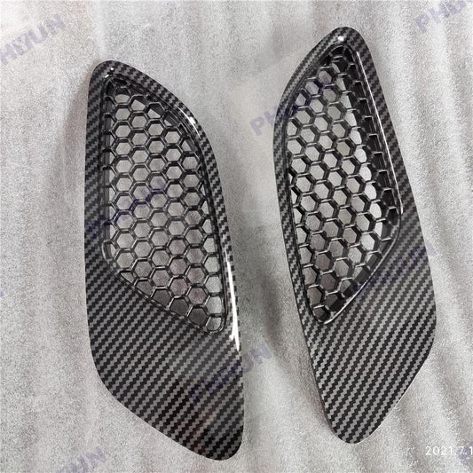 ya 1 6.30 for BMW E90 E91 E92 E93 pair of Bonnet Vent Hood Carbon Fiber Color M3 Type
