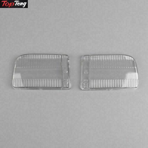 ya 1 8.5.1 2* Front Bumper Fog Lights Clear Plastic Lens Fit For E30 318i 318is 82~91