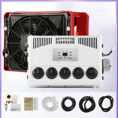 ya 5 8.7 12V 10000BTU Car Bus RV Caravan Air Conditioner For Truck Engineering Split A/C