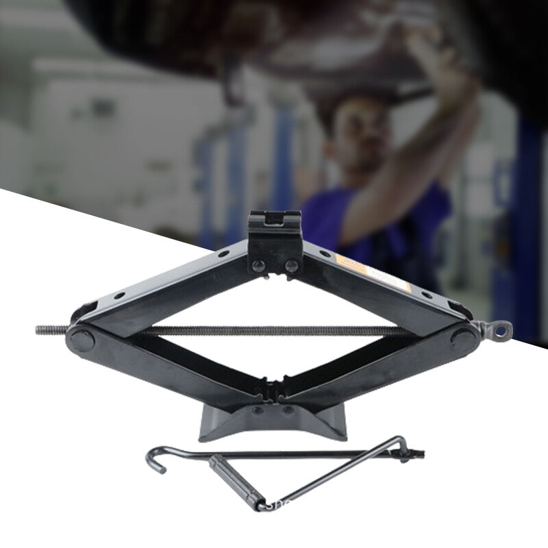 ya 1 6.30 3 Ton Tonne Scissor Wind Up Jack Lift Wind Up Car Van Crank Speed Handle Black