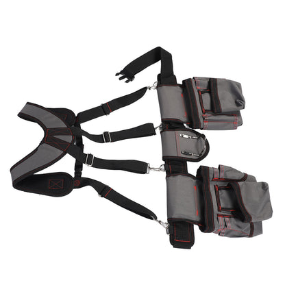 ya 26 Tool Belt Organizer With Suspenders 12 Pockets For Electrician Carpenter