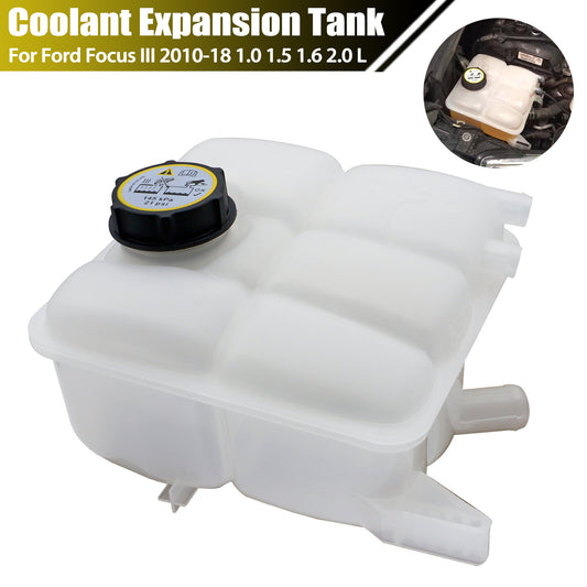 ya 9 6.5 Radiator Coolant Expansion Tank for Ford Focus MK3 C Max Kuga 2010-2019 With Cap