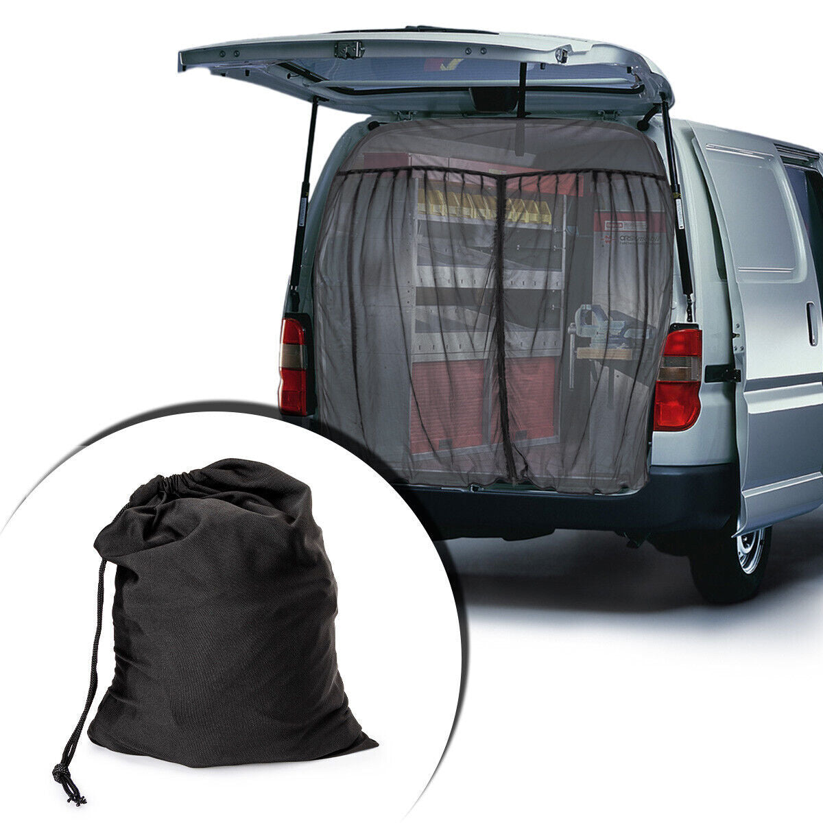 ya 10 5.28.2 1xFor Standard Roof Camper Van Bug Net Screen Magnetic Fly Screen Mosquito Mesh