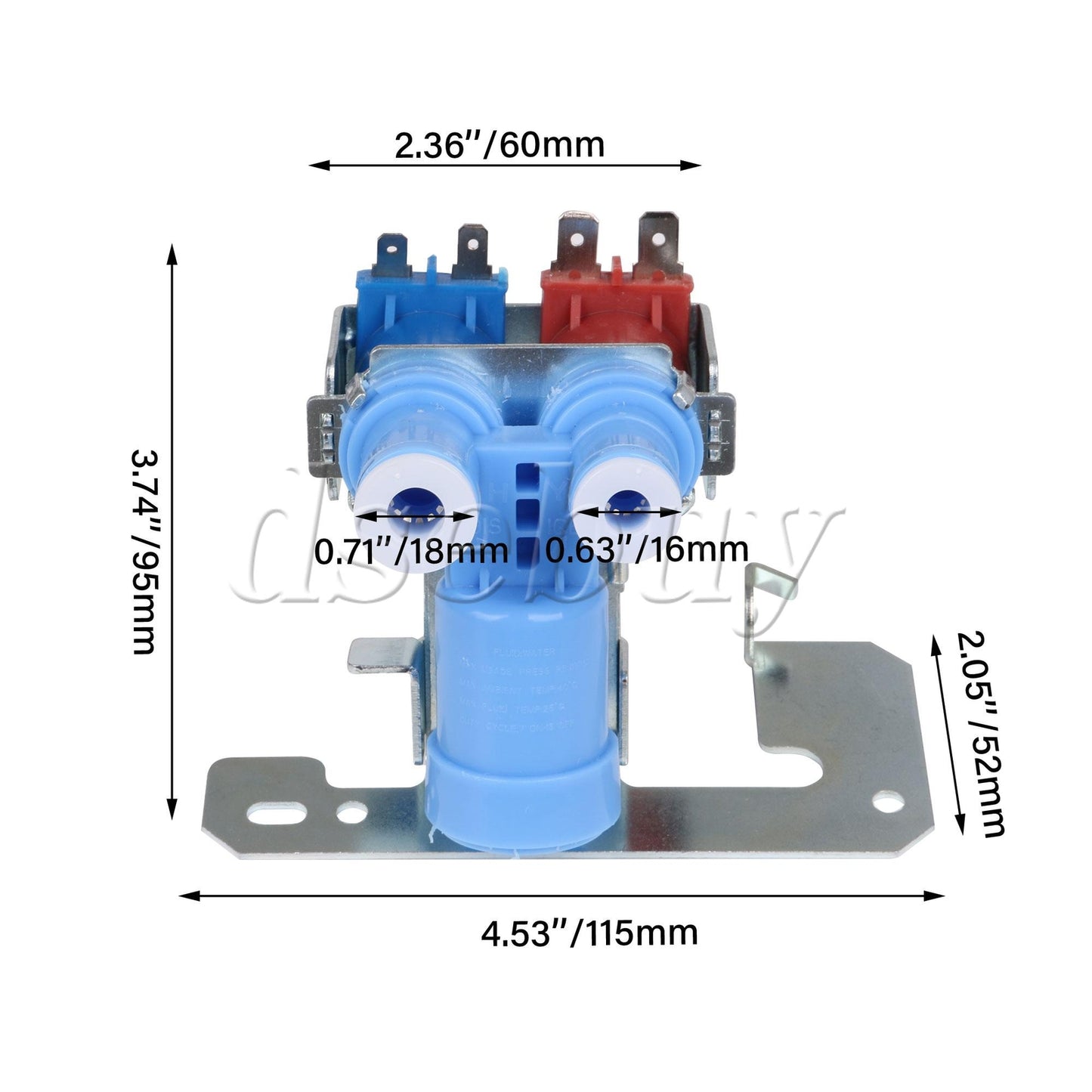 ya 26 Plastic&Steel Reigerator Water Valve WR57X10032 Replacement for 