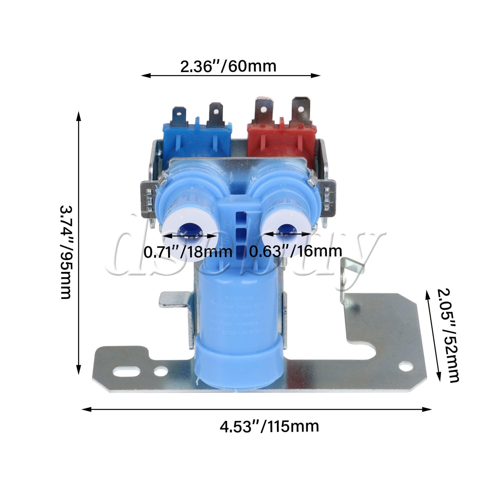 ya 26 Plastic&Steel Reigerator Water Valve WR57X10032 Replacement for 