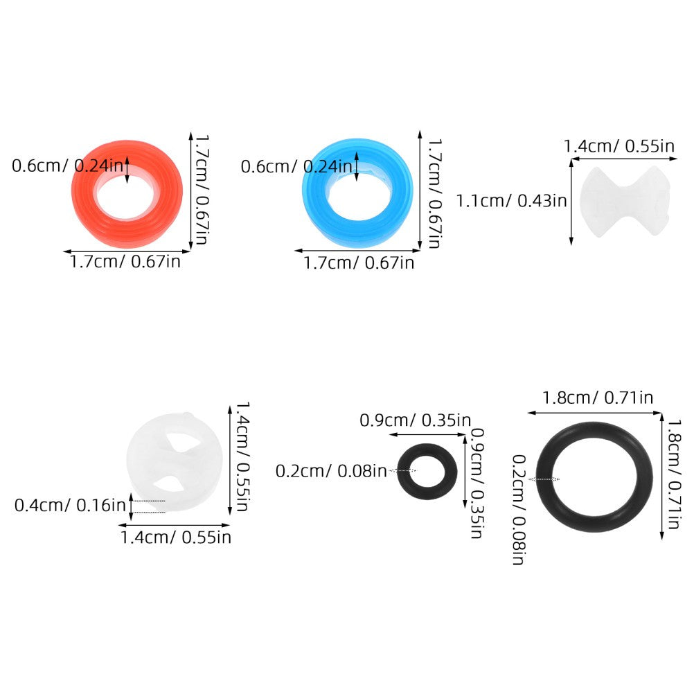 ya 14 8 Set Compression Faucet Washer Ceramic Disc Cartridge Replacement