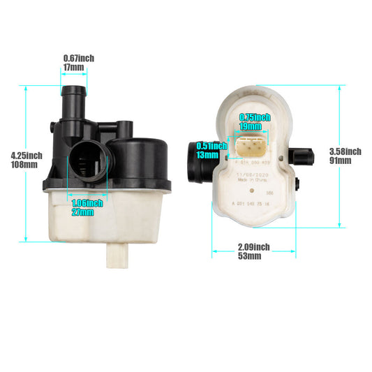 ya 11 6.8 Fuel Vapor Leak Detection Pump 16136752551 for BMW E36 325i 328i X5 for Mini Cooper