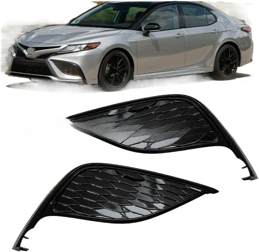 ya 10 10.28 Front Bumper Fog Light Coverr Left & Righ Fit for Camry SE XSE 2021-2023 n