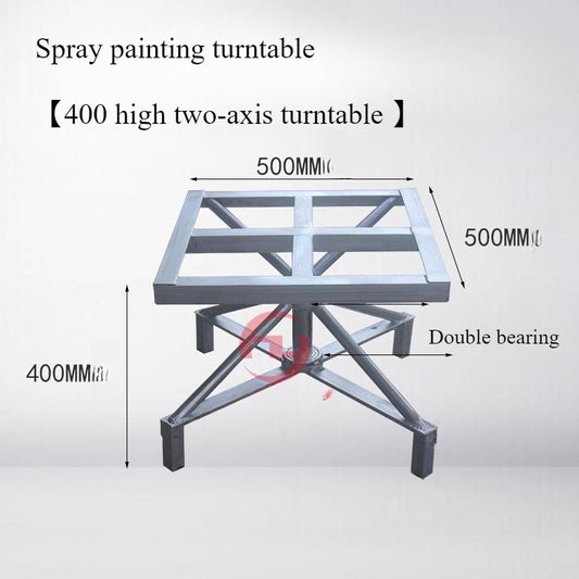 ya-26-7.28-360¡ã-Turntable-Iron-ame-Polishing-Paint-50*50cm-Double-ing-Metal-amea