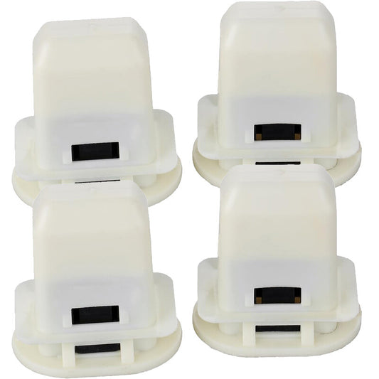 ya 2 6.27 4-Pack Rear for SEAT Bench Fixing Bracket Mounting Clips for VW for Audi for A4 A5 A6 Quattro Q7