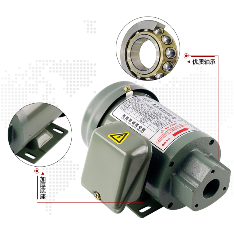 380V Triangular Lubricating Oil Pump Head Motor Oil Gear Oil Pump Top-13A