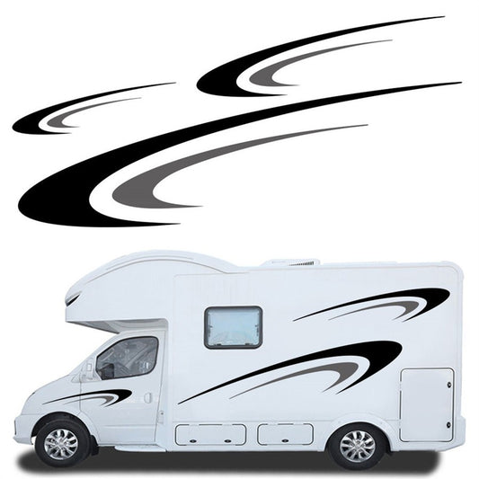 ya 1 7.8 For Camper RV Trailer Stripes Graphics Vinyl Graphics Kit Decals Car Stickers