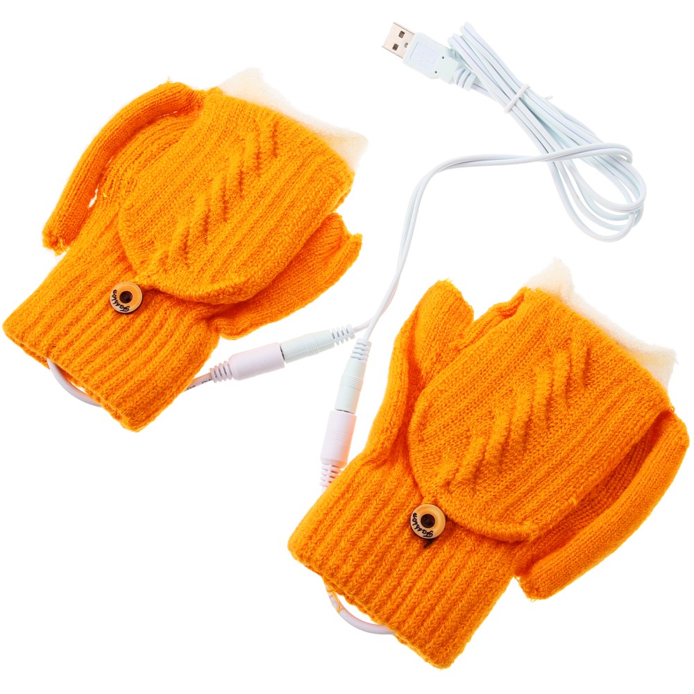 ya 2 7.16 USB Heating Gloves Hand Warmer for MAN Miss Winter Thermal Mitts Warming