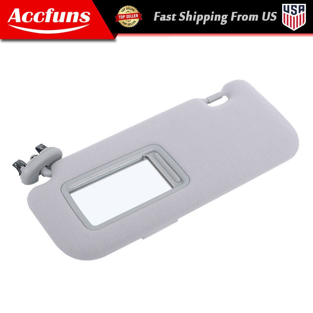 ya 10 10.28 Left driver's sun visor, gray with mirror, 74320-12E00-B0, suitable for 200