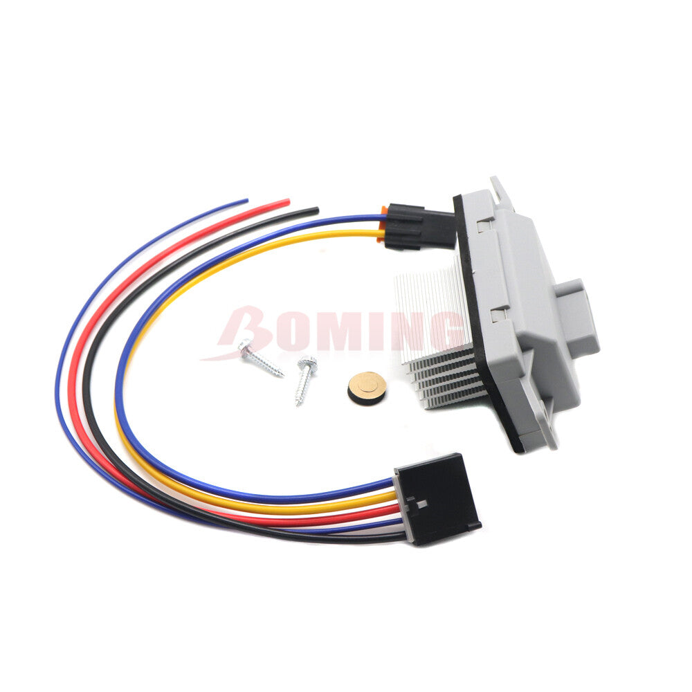 ya 1 8.5.1 15-81773 HVAC Blower Motor Resistor Complete Kit with Wiring Harness for Silverado 