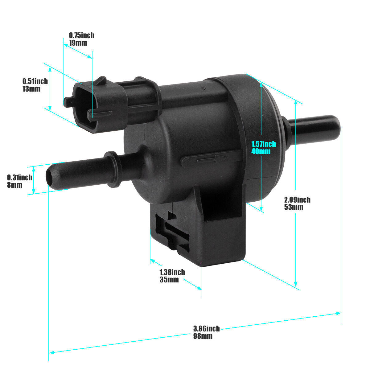 ya 1 8.5.1 for Sonic 2012-17 for Cruze 2012-15 55567453 Tank Purge Solenoid Valve 