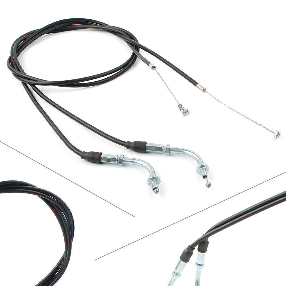 ya 2 6.30 2x 130CM Throttle Cable Line Wire Fit for Harley Sportster 883 1200 XL883 XL1200