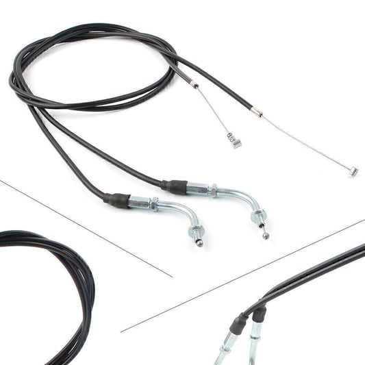 ya 2 6.30 2x 130CM Throttle Cable Line Wire Fit for Harley Sportster 883 1200 XL883 XL1200
